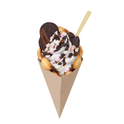 Bubble Wafel Oreo Chocolade,Soft Ice Corner,Angelo,Good Choice;5,95